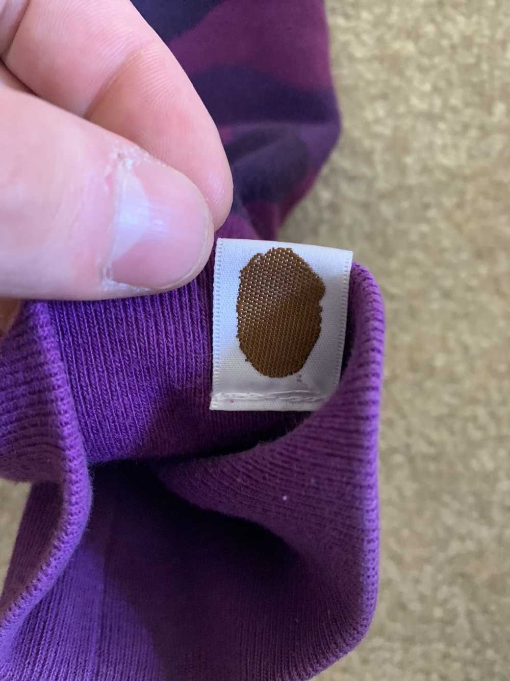 Bape Bape Color Camo Purple Pullover - image 5
