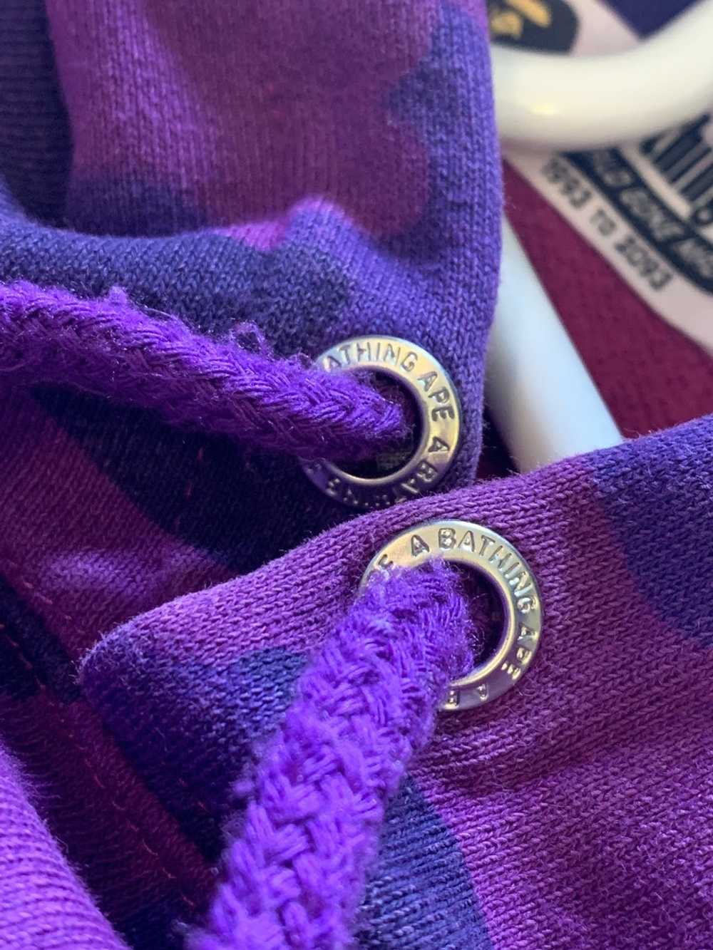 Bape Bape Color Camo Purple Pullover - image 8