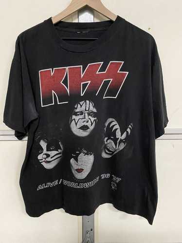Kiss × Vintage Vintage KISS Band Rock Tee - image 1