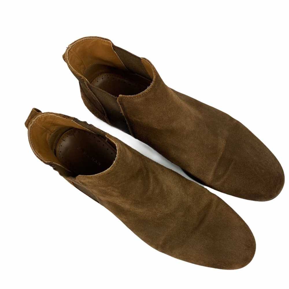 Zara Zara man Tan Suede ankle boots - image 4