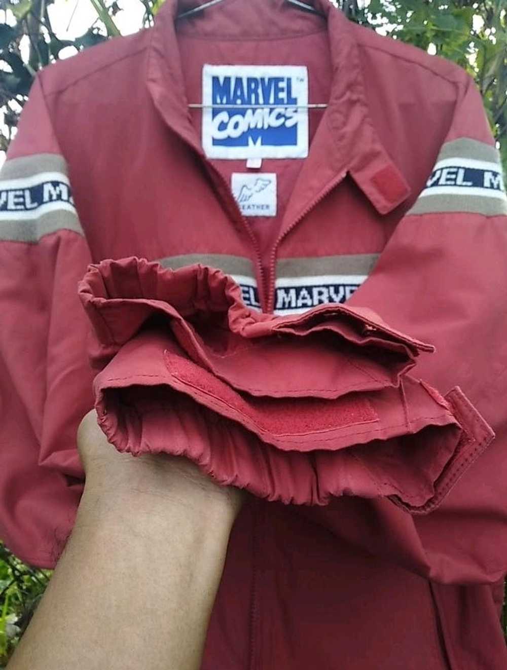 Feather × Marvel Comics × Vintage Jacket marvel c… - image 4