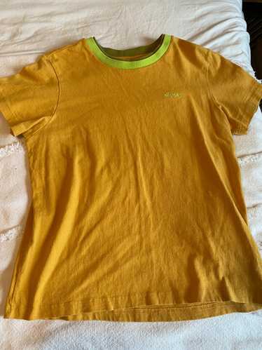 Stussy Stüssy yellow and green short sleeve shirt… - image 1