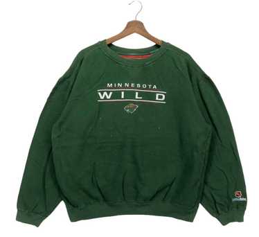 Vintage 00s Green Reebok NHL Minnesota Wild Hoodie - XX-Large Cotton mix–  Domno Vintage