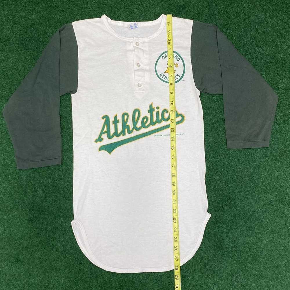 Champion × MLB × Vintage Vintage 1987 Oakland Ath… - image 8