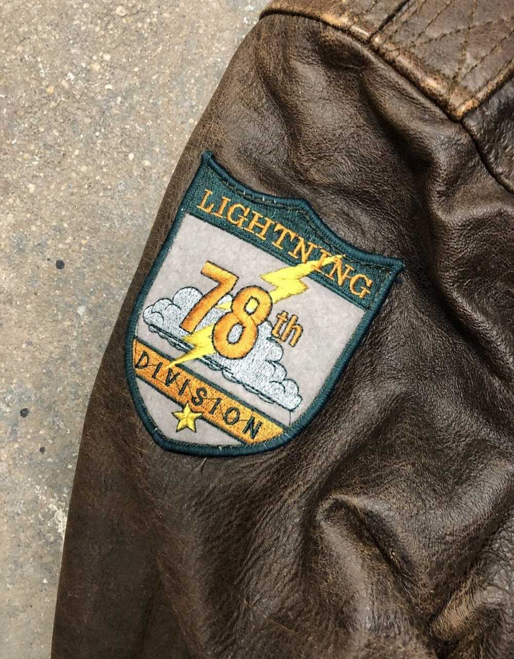 Vintage Vintage Leather Bomber Jacket - image 5