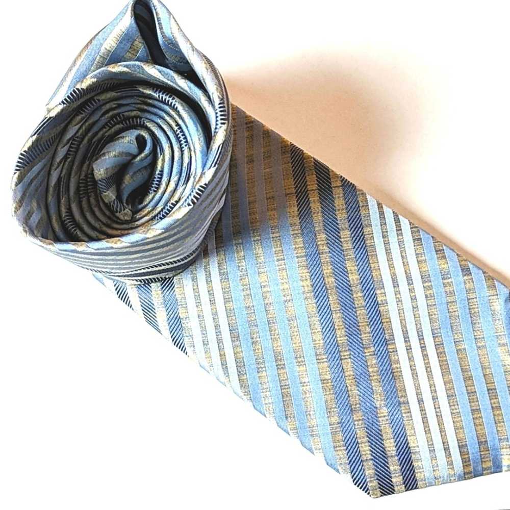Stafford Stafford Blue & Grey Men's Tie - image 1