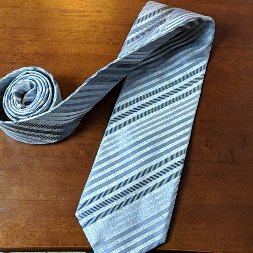 Stafford Stafford Blue & Grey Men's Tie - image 3