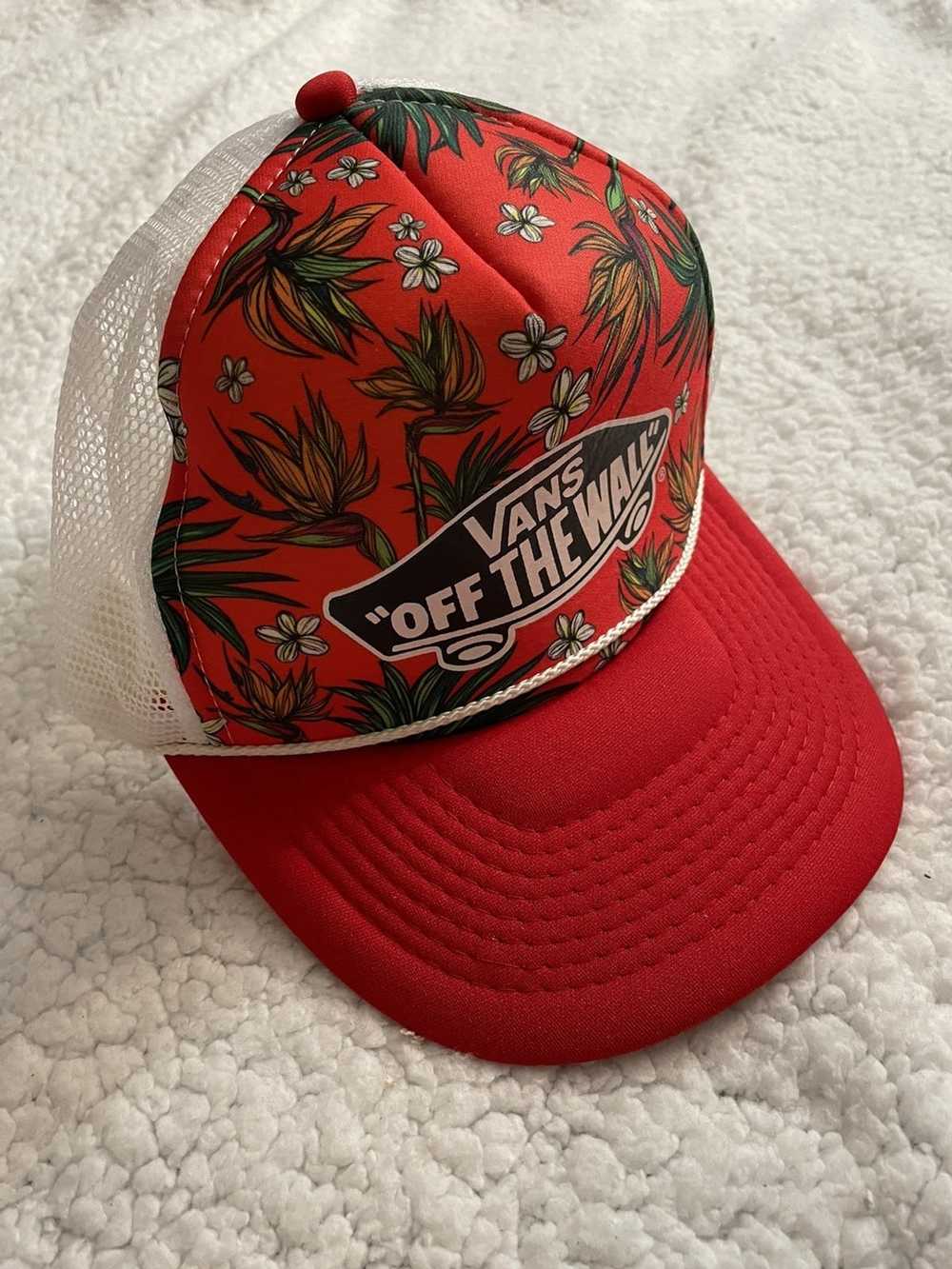 Vans Vintage Vans Floral Trucker Hat Otto Collect… - image 3