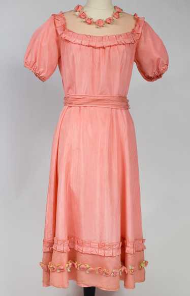 Summer dress in rayon fabric Circa 1920/1930