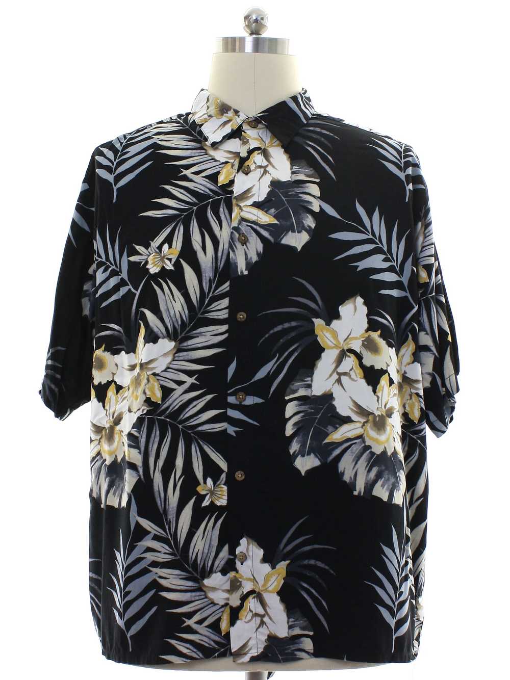 1990's Puritan Mens Rayon Hawaiian Shirt - image 1
