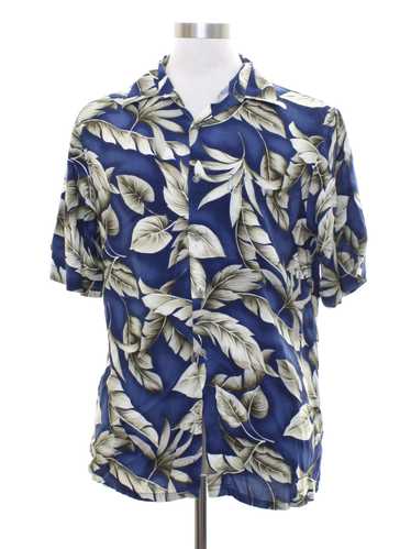 1990's Croft and Barrow Mens Rayon Hawaiian Style 