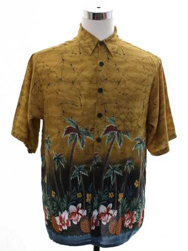 1990's Hana Bay Mens Rayon Hawaiian Shirt - image 1