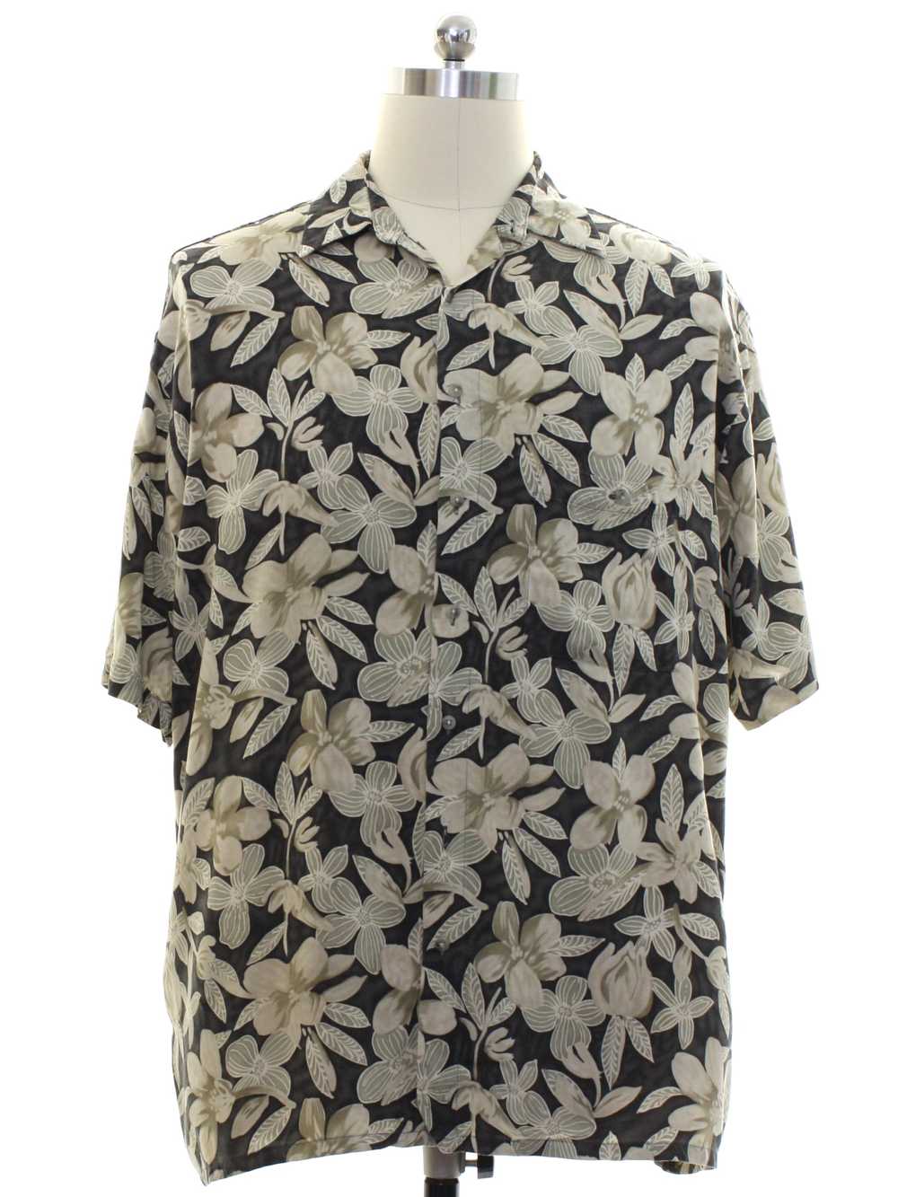 1990's Campia Mens Rayon Hawaiian Style Shirt - image 1