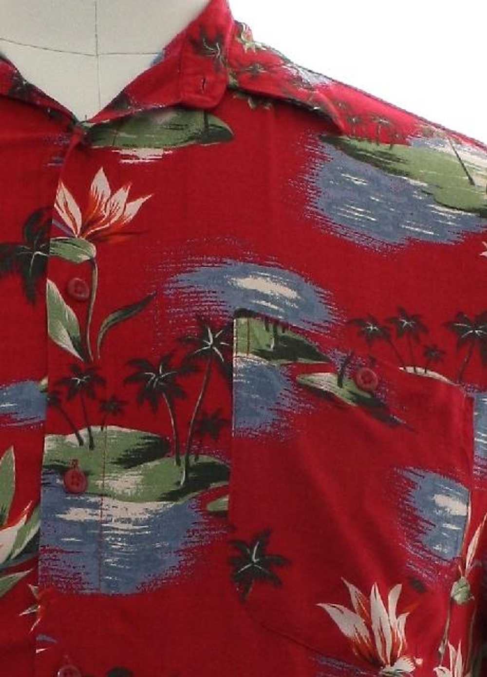 1990's Puritan Mens Rayon Hawaiian Shirt - image 2