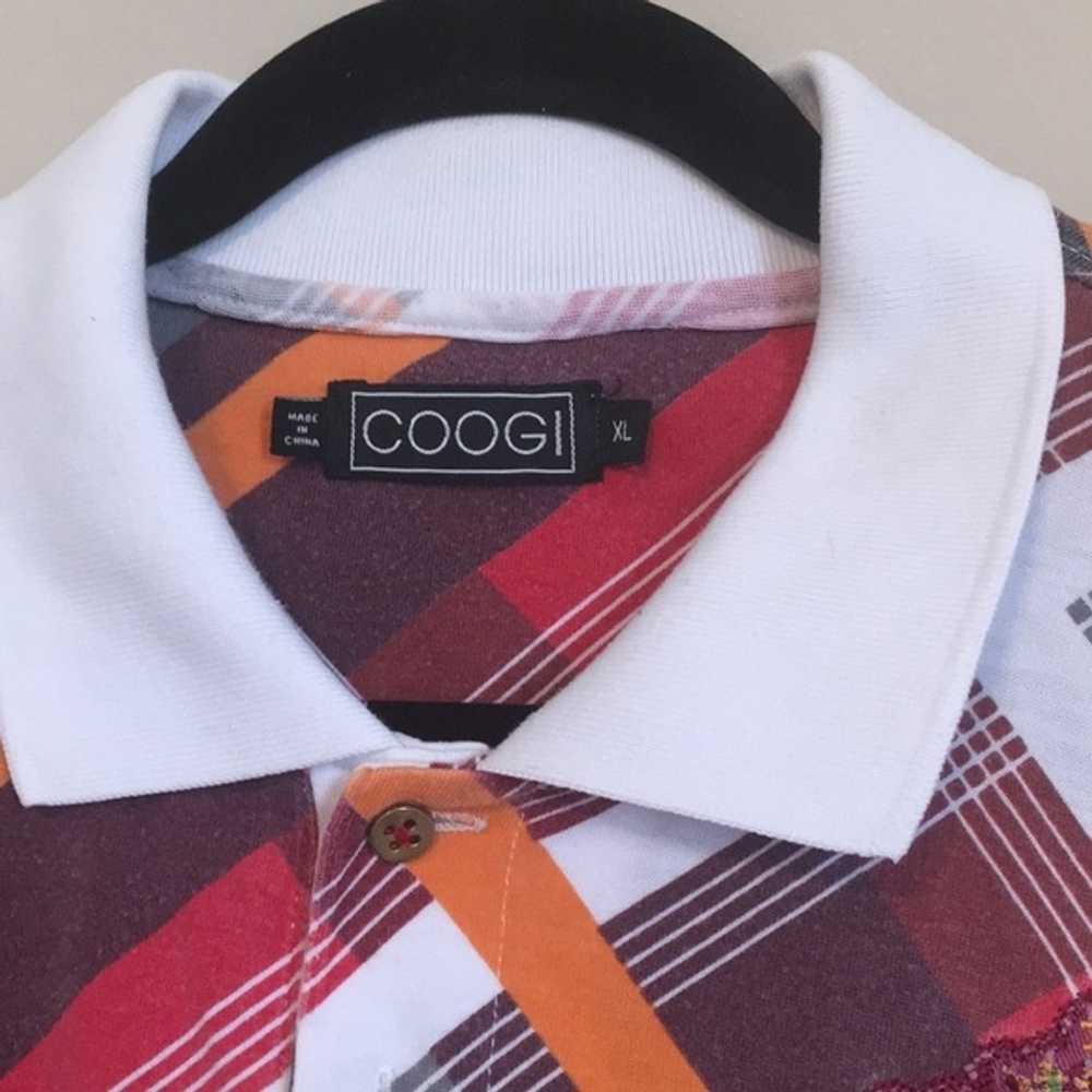 Coogi Men’s Coogi Colored Plaid Cotton Polo Shirt - image 5