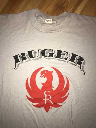 Vintage VTG 80s Single Stitch RUGER Firearms Promo