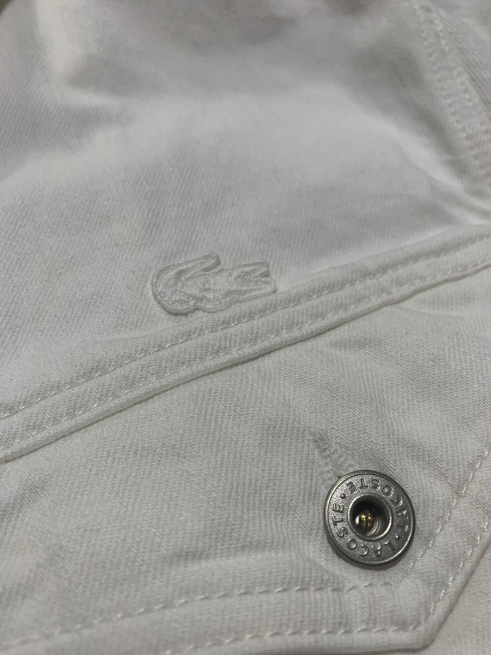 Lacoste Lacoste White Jean Jacket - image 2