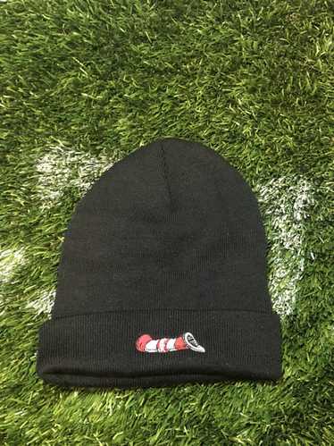 Supreme Cat In The Hat Dr. Seuss Beanie FW18 Blue Authentic