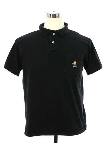 80s mens polo shirt - Gem