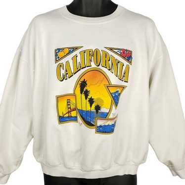 Vintage California Sweatshirt Vintage 80s Travel … - image 1