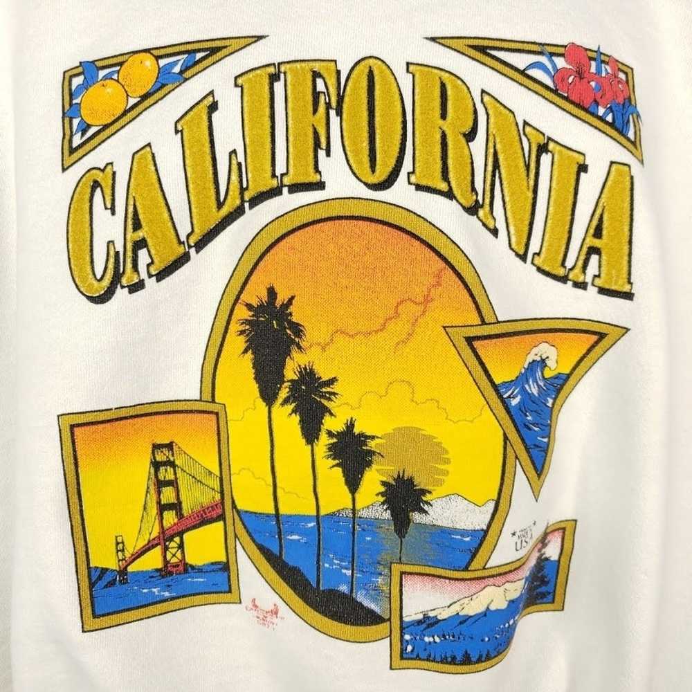 Vintage California Sweatshirt Vintage 80s Travel … - image 2
