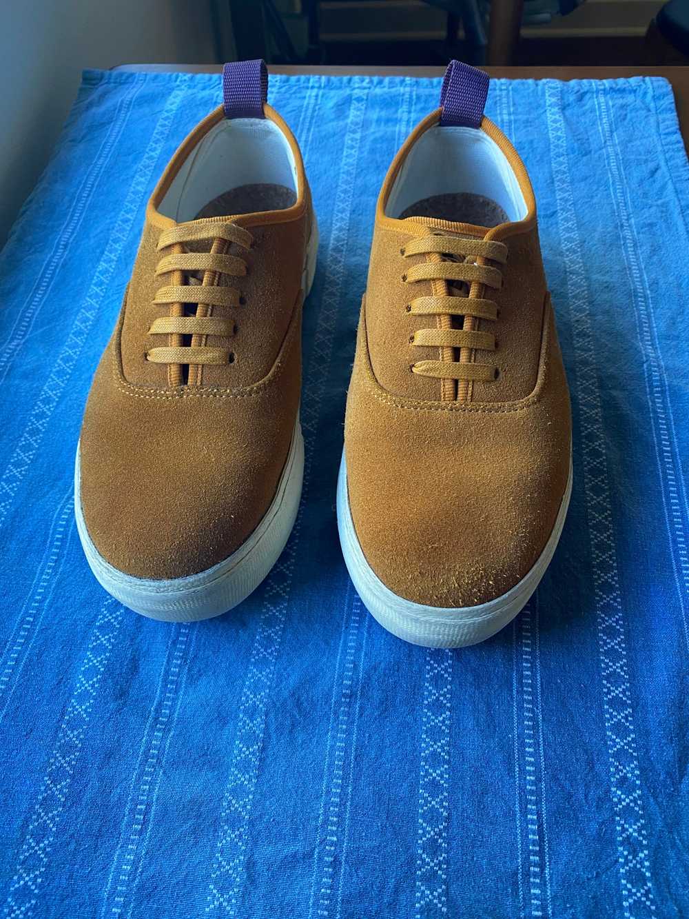 Eytys Eytys Mother Suede Camel Sneakers - image 2