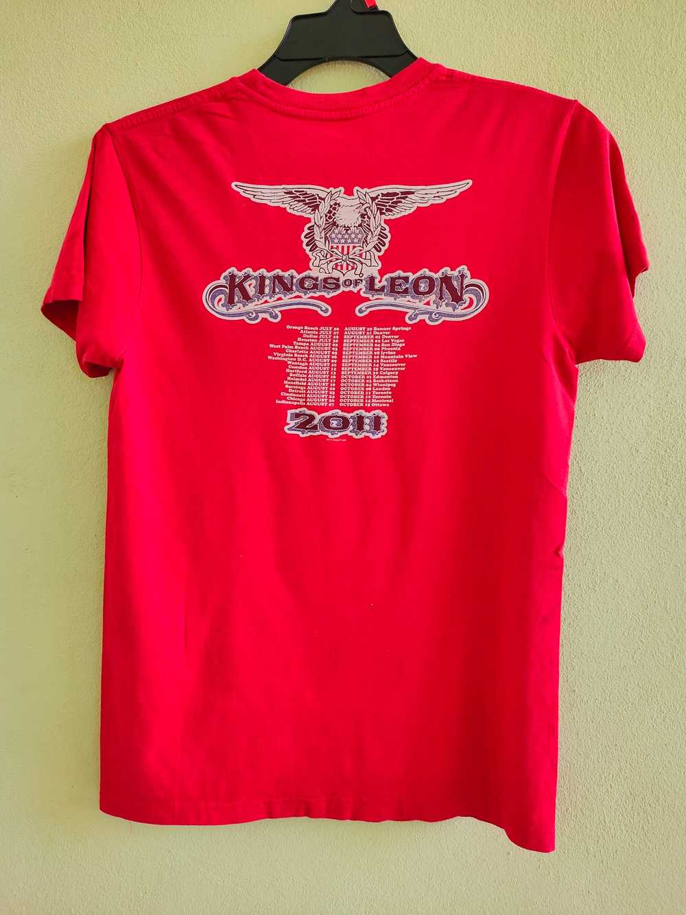 Band Tees × Rock T Shirt × Tour Tee KING OF LEON … - image 7