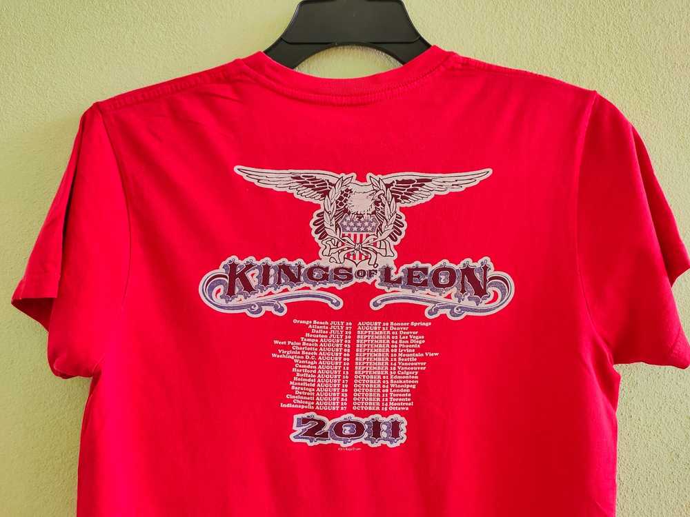 Band Tees × Rock T Shirt × Tour Tee KING OF LEON … - image 9