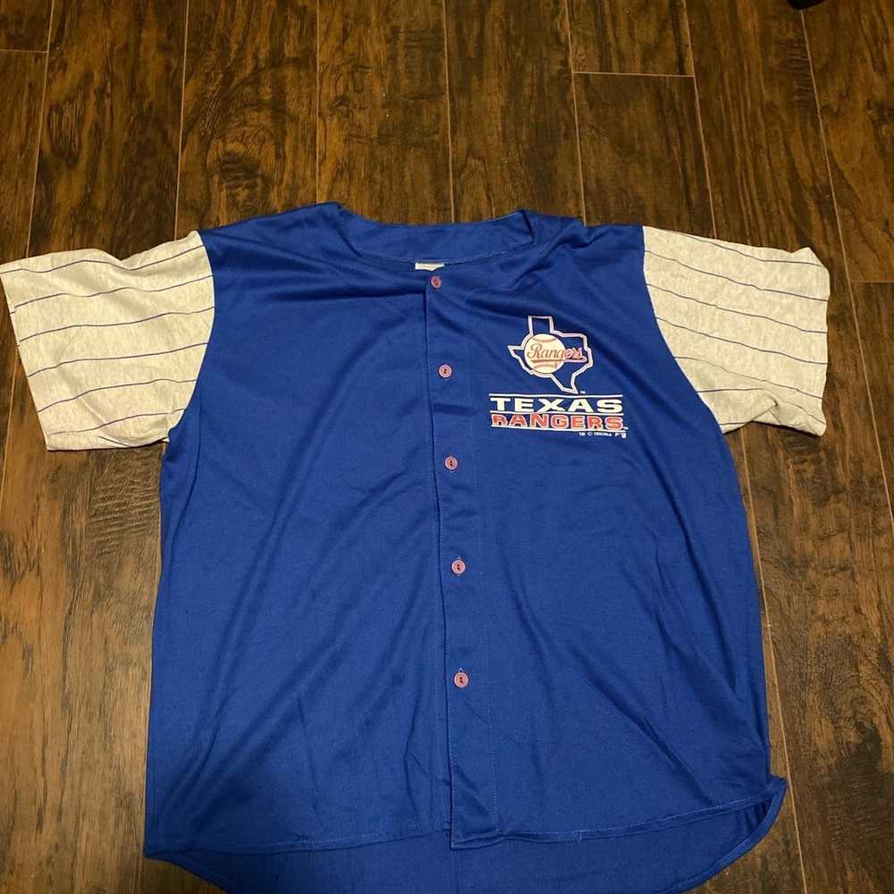 Vintage MLB Texas Rangers Grateful Dead Hawaiian Shirt - Limotees