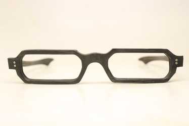Unused Black Woodgrain Vintage Eye Glasses New Ol… - image 1