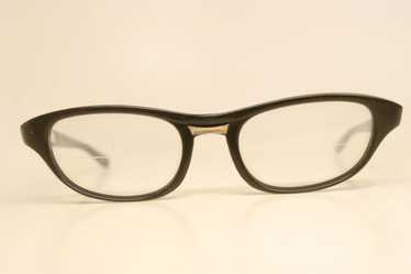 Unused Brown Vintage Cat Eye Glasses - image 1