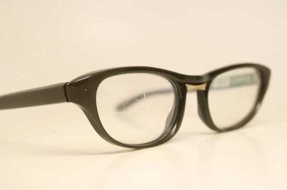 Unused Brown Vintage Cat Eye Glasses - image 3