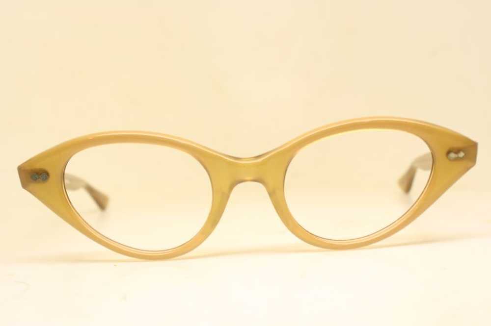 Unused Rust Vintage 1960's Cat Eye Glasses - image 1