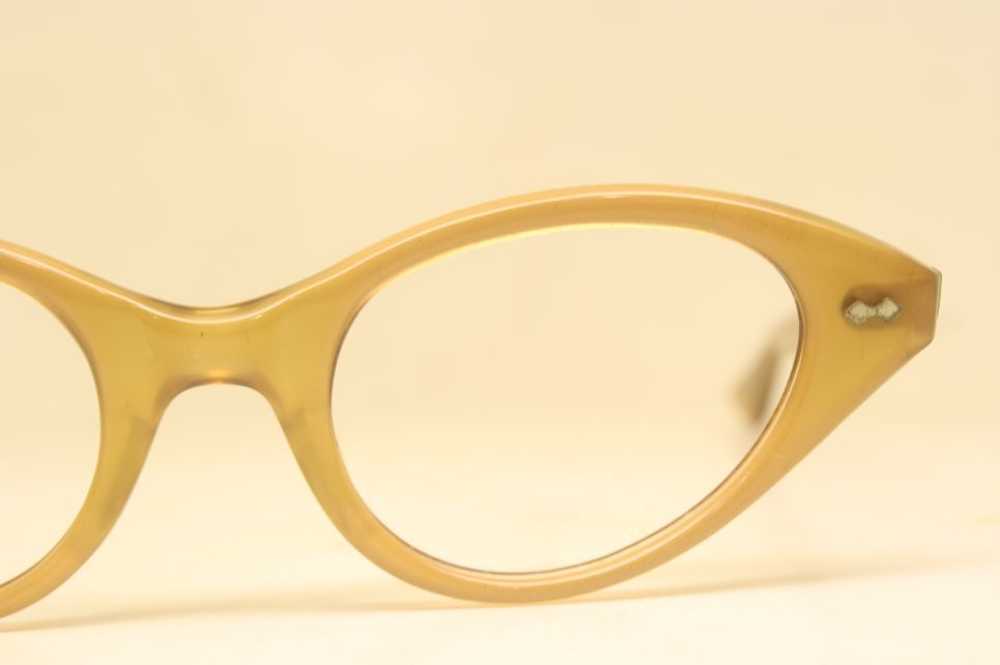 Unused Rust Vintage 1960's Cat Eye Glasses - image 3