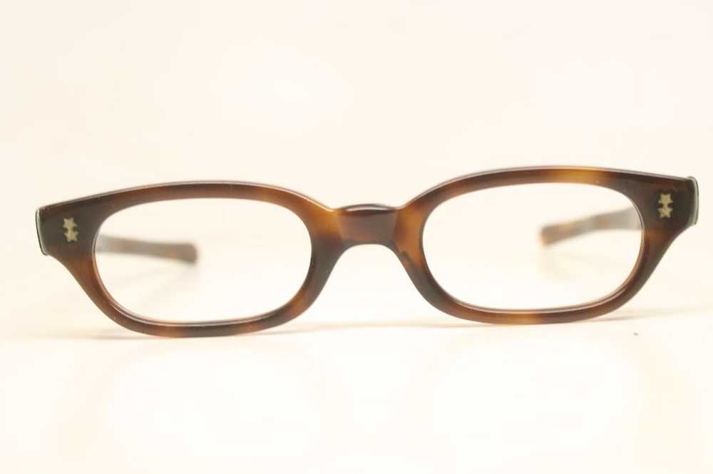 Unused Tortoise Vintage Cat Eye Glasses - image 1