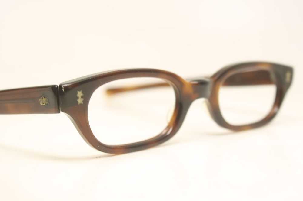 Unused Tortoise Vintage Cat Eye Glasses - image 3