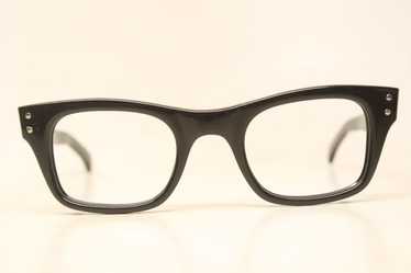 NOS Vintage Black Eyeglass Frames Frame France Ne… - image 1