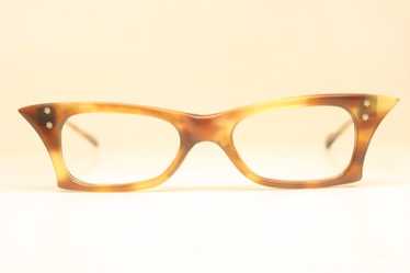 Small Tortoise Vintage Unused Cat Eye Glasses - image 1