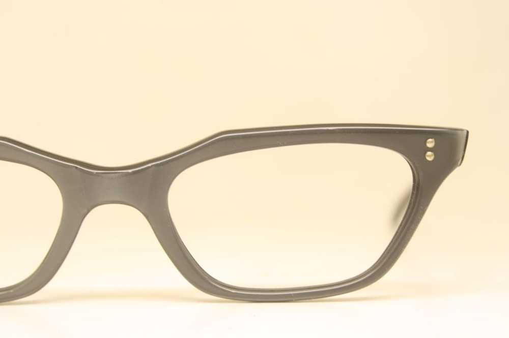 Gray Vintage Unused Cat Eye Glasses - image 3