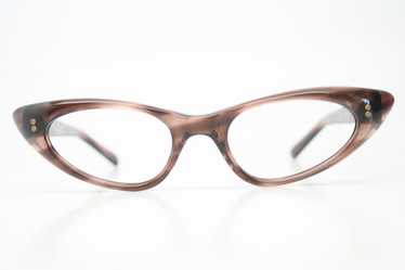 Unused Brown Vintage Cat Eye Glasses
