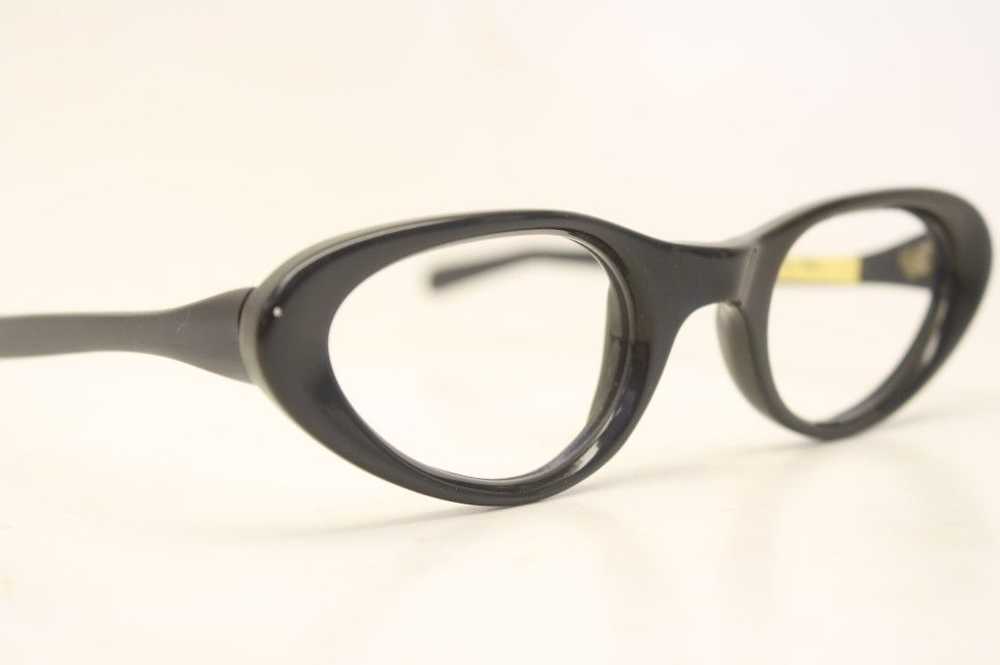 Unused Blue Vintage Cat Eye Glasses New Old Stock - image 3