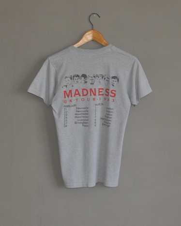 Rare × Rock T Shirt × Vintage 1983 MADNESS UK Tour