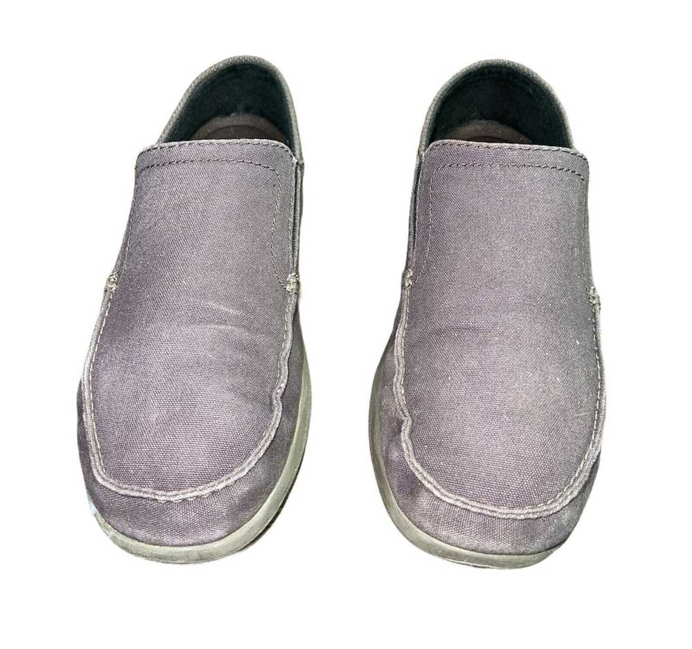 Crocs Crocs Santa Cruz Canvas Leather Slip-On Sho… - image 2