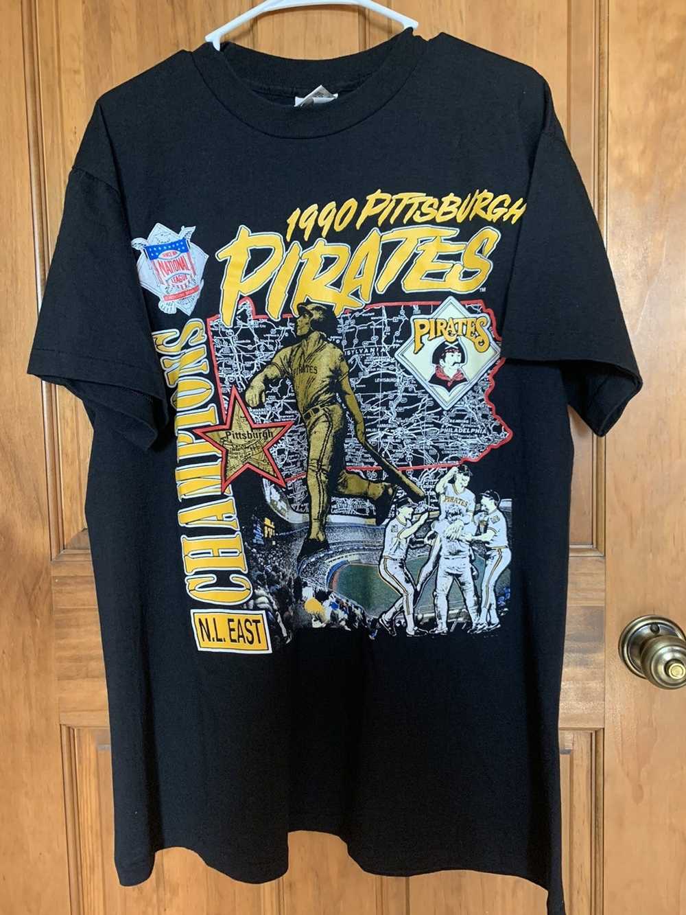 MLB × Vintage 1990 Pittsburgh Pirates N.L. East C… - image 1