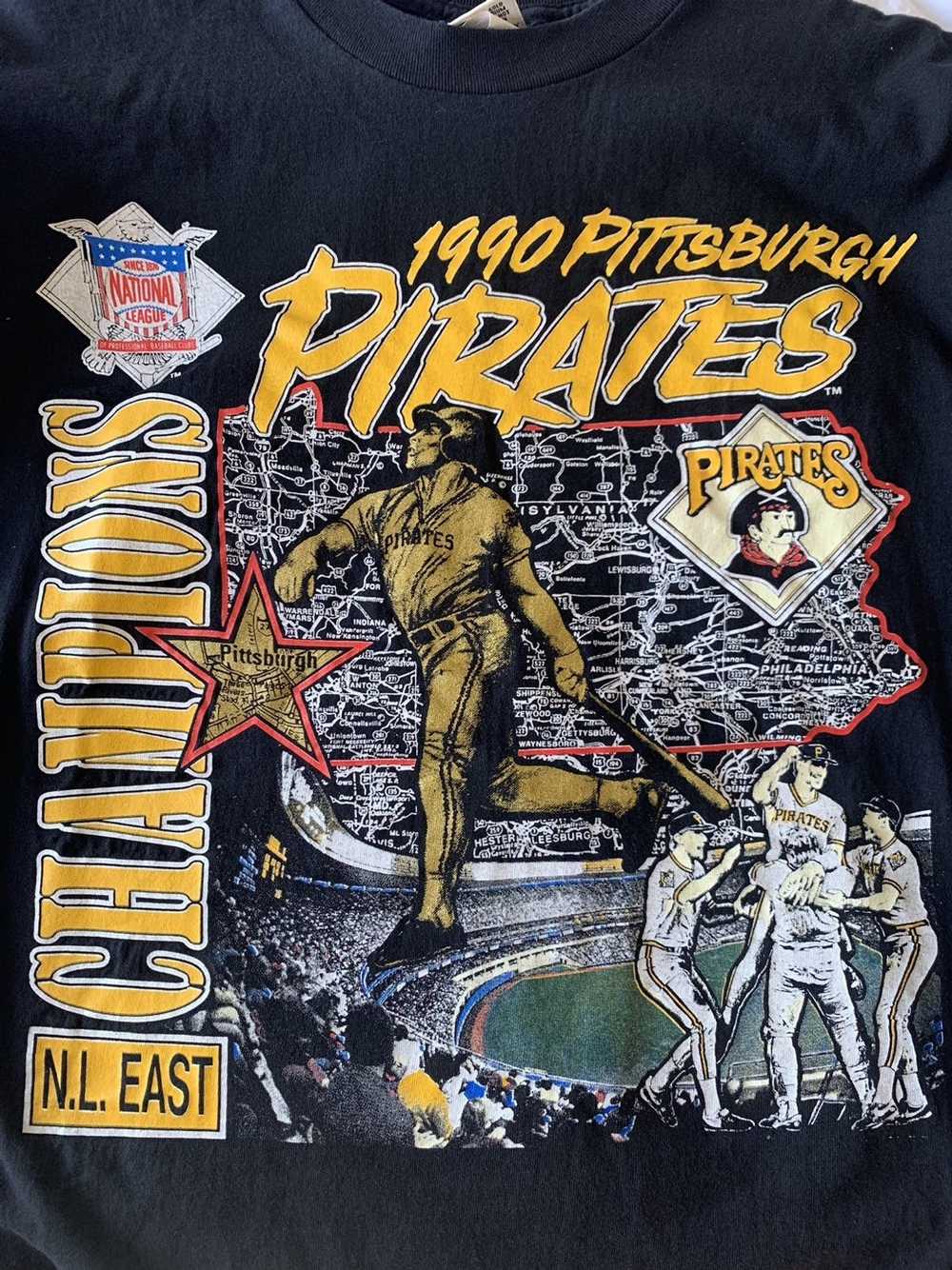 MLB × Vintage 1990 Pittsburgh Pirates N.L. East C… - image 2