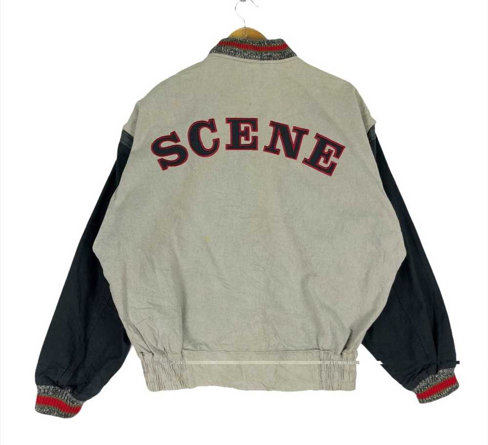 Bomber Jacket × Japanese Brand × Vintage SCENE Design… - Gem