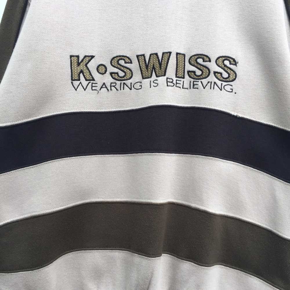 K Swiss × Vintage Vintage K.SWISS Embriodery Big … - image 2