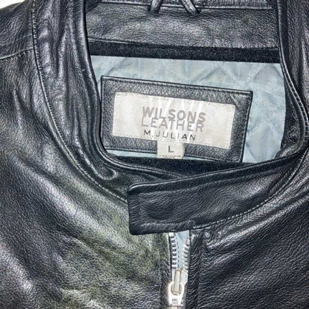 Wilsons Leather Motorcycle Jacket - image 4