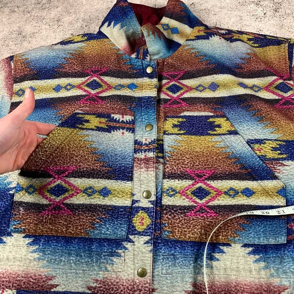 Vintage Vintage 90s aztec Navajo reversible jacket - image 5