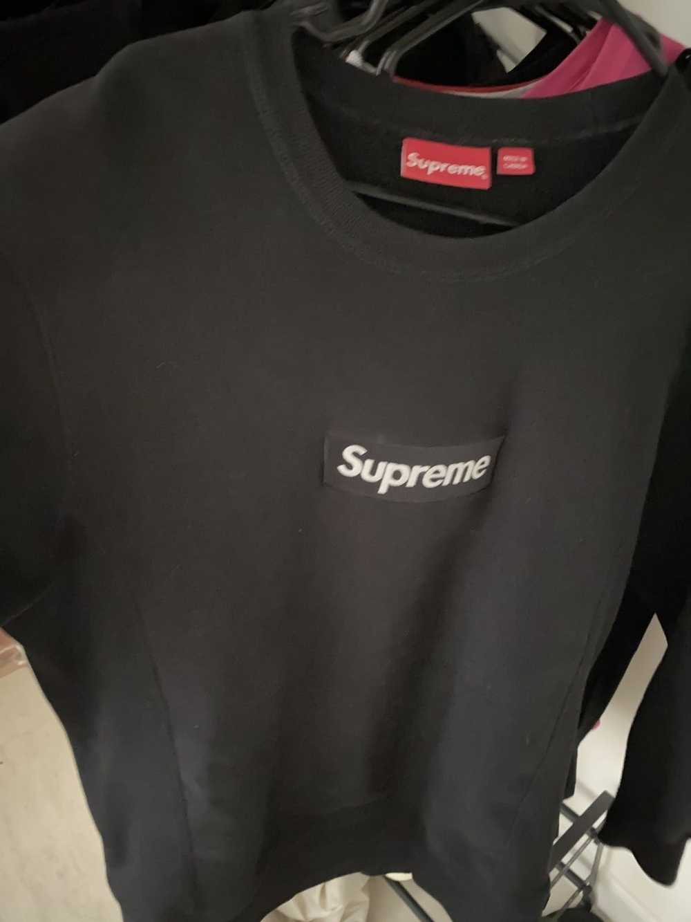 Supreme Small Box Logo Sweatshirt Gray Size M - $372 (38% Off